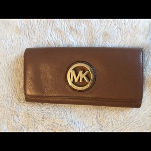 Michael Kors Brown Leather Wallet